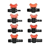 HNVBDOPAE Spritzwasseranschluss Gartenschlauch 1/2 3/4 Außengewinde auf...