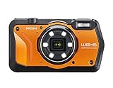 RICOH WG-6 Orange Wasserdichte Kamera Hochauflösende Bilder mit 20 MP...