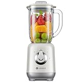 Standmixer, Smoothie Maker Mit 6-Klingen-Edelstahlmesser, Blender Multi...