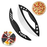 Pizzamesser, Pizza Cutter, Pizzaschneider, Pizza Wiegemesser, Geeignet zum...
