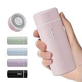 【Upgrade-Version】Exllena Mini Thermosflasche 250ml mit...