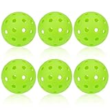 BLLREMIPSUR Pickleball Balls, 40 Holes Outdoor Pickleball Balls,...