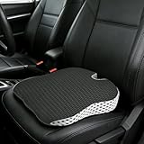 BOPEUY Keilkissen Auto, Autositzkissen mit U-Form, Auto Sitzkissen Memory...