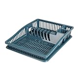 Urban Living Sonoma Geschirrkorb mit Tablett, 38,5 x 31 x 8 cm, Zitadel,...