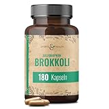 Brokkoli Kapseln - 180 Sulforaphan Kapseln Hochdosiert - Vegan - Ohne...