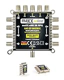 maxx.onLine Multischalter 8 Teilnehmer & 1 Satellit, Quad- & Quattro LNB...