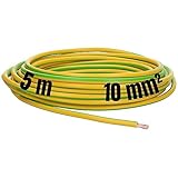 5 Meter Lapp 4520005 H07V-K 10 mm² grün-gelb I Erdungskabel I...