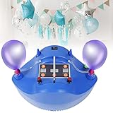 LGODDYS Elektrische Luftballonpumpe 1200W Ballonpumpe Portable 4 Nozzle...