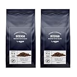 by Amazon Intenso Röstkaffee Ganze Bohnen, 1kg (2 Packs of 500g),...