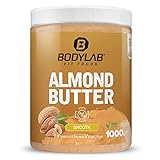 Bodylab24 Almond Butter 1kg smooth, Mandelbutter, 100% Mandeln keine...