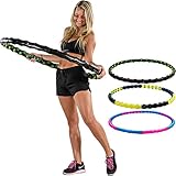 MOVIT® Hula Hoop Reifen für Erwachsene und Kinder, Massagenoppen und...