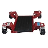 Rangierhilfe für Motorrad mit Ständer rot 54x19 cm Last bis 250kg...