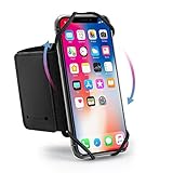 Hianjoo Running Armband, 360°drehbar Sport Armband Handy mit...