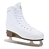 ATTABO OLI Kinder Eiskunstlauf-Schlittschuhe, verstellbar, Weiß –...
