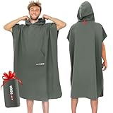 AUTDOOR® Mikrofaser Badeponcho Damen & Herren - nachhaltig aus 100%...