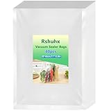 Rshuhx Vakuumierbeutel 28x40cm 40 Beutel 200µm Vakuumbeutel für...