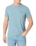 Superdry Herren Vintage Logo Emb Tee T-Shirt, Desert Sky Blue Grit, M