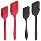 CONJURAIDE 4 Stück Backpinsel Silikon, Küchenpinsel 21/25cm BPA-Freies...