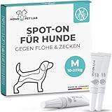 The Home Pet Lab Spot On Zecken- und Floh Schutz für Hunde (M: 10-20 kg),...