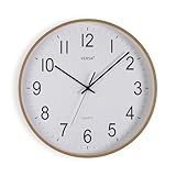 Versa Leise, dekorative Wanduhr für Küche, Wohnzimmer oder Esszimmer –...