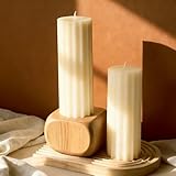 Rustik Duft Stumpenkerzen, 2 Stück Duftkerzen Geschenkset, Dekorative...