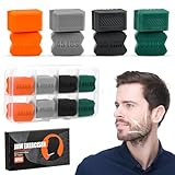KFDDRN 8 Stück Silikon Jawline Trainer - Jawline Trainer mit 4...