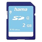 Hama Speicherkarte SD 2GB (SD-2.0 Standard, Class 4, Datensicherheit dank...