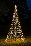 Star-Max Galaxy LED-Tannenbaum 300 cm, Durchmesser ca. 170cm 35239T Schwarz