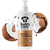 2in1 Hundeshampoo und Conditioner von Buddycare (500ml) - Praktisches...
