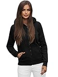 OZONEE Damen Kapuzenpullover Sweatjacke Sweatshirt Farbvarianten...