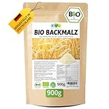 EWL Naturprodukte Backmalz Bio Malz, 100% deutsche Gerste Gerstenmalz,...