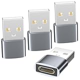 USB C Adapter 4 Stück für iPhone 16/15/14 Serie, USBC Adapter Buchse zu...