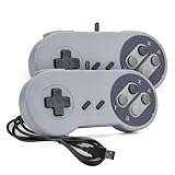 Rii USB Classic Controller Gamepad Joypads (2 Pack, 1.5M), klassischer USB...