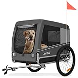 Tiggo VS Pets L Hundeanhänger groß Fahrradanhänger ca. 270L Volumen für...