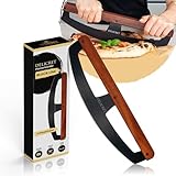 DELICRET 'Black Line'- Pizza Wiegemesser | Pizzaschneider mit...