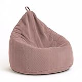 chilly pilley® Sitzsack aus Cord mit EPS-Füllung - Sitzkissen,...