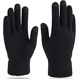 LucaSng Strickhandschuhe Winter Handschuhe Herren Damen Touchscreen...