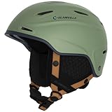 GLAMVILLA Skihelm Snowboardhelm für Damen/Herren, Verstellbar Unisex...