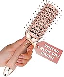 Skelettbürste, Fönbürste & Profi Volumen Haarbürste in Rosegold –...