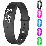 RANJIMA Vibrationswecker Armband,Vibrationsalarm Erinnerung Uhr,Silent...