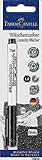FABER-CASTELL 159596 - Textilmarker, 1 mm Rundspitze, bis zu 95°C...