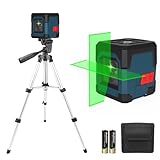 Laser Wasserwaage mit Stativ, RockSeed Kreuzlinienlaser mit...