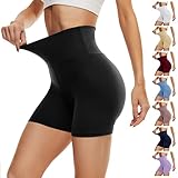 DDOBB Radlerhose Damen Kurze Shorts Sporthose Leggings Blickdicht High...