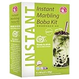 O's Bubble Instant Marbling Boba Tee Kit MATCHA (4x 60g) | Bubble Tee | Mit...
