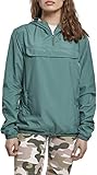 Urban Classics Damen Ladies Basic Pull Over Jacket Windjacke, paleleaf, L