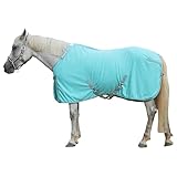 Gallopoff Abschwitzdecke Pferd aus Fleece, 300g/m² – Atmungsaktiv,...
