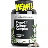 natural elements Flora 21® Kulturen Komplex – 21 Bakterienstämme + Bio...
