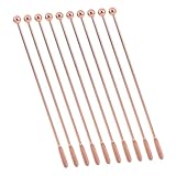 LABRIMP 10 Stück Teiliges Edelstahl Cocktail Rührlöffel Doppelendiger...