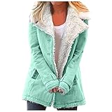 KONG JIMFAN Winterjacke Damen Daunenjacke Damen Leicht Damen-Jeansjacken...