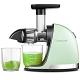 AMZCHEF Entsafter Gemüse und Obst - Entsafter Slow Juicer mit...